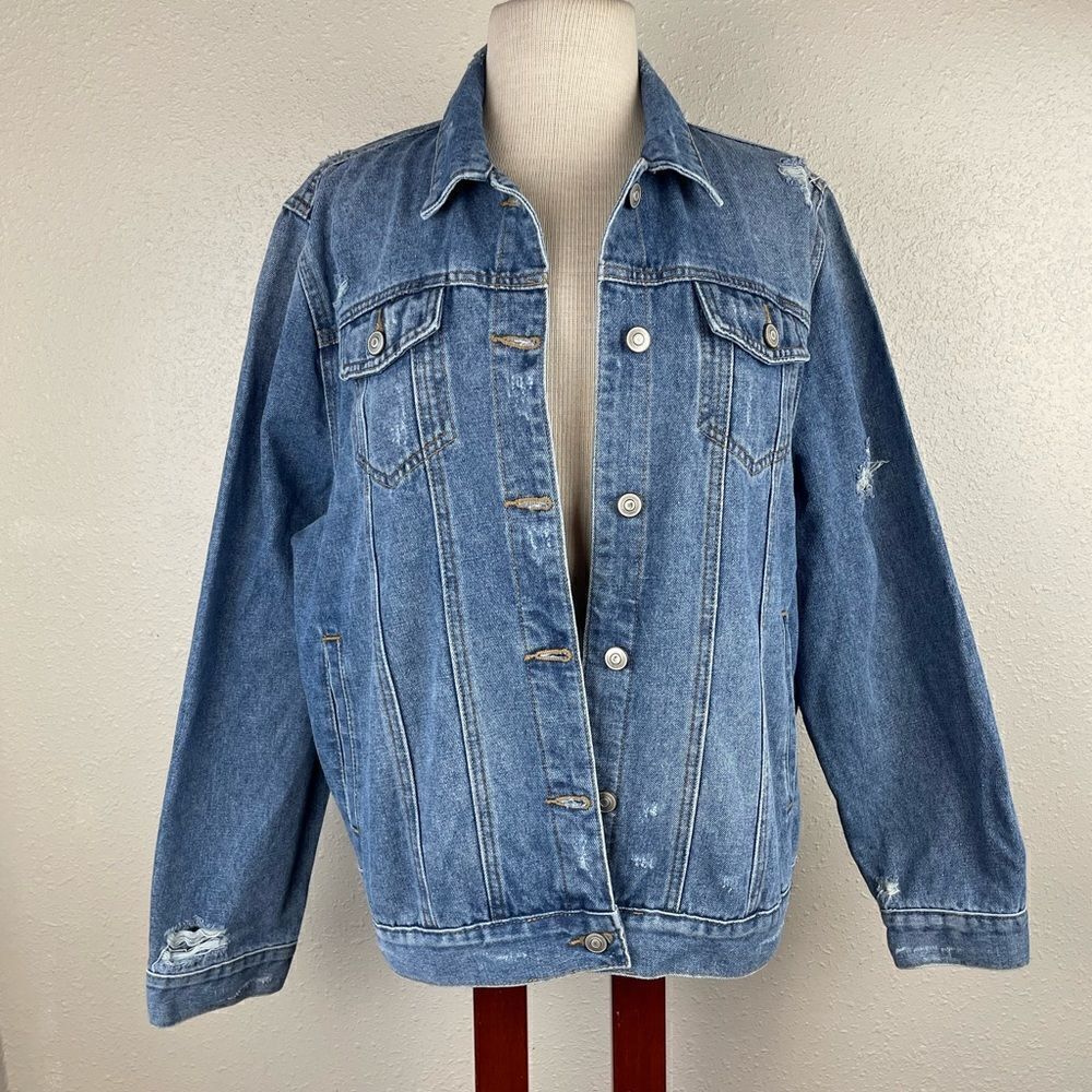 Five by Five Denim Jacket Size XL EUC
